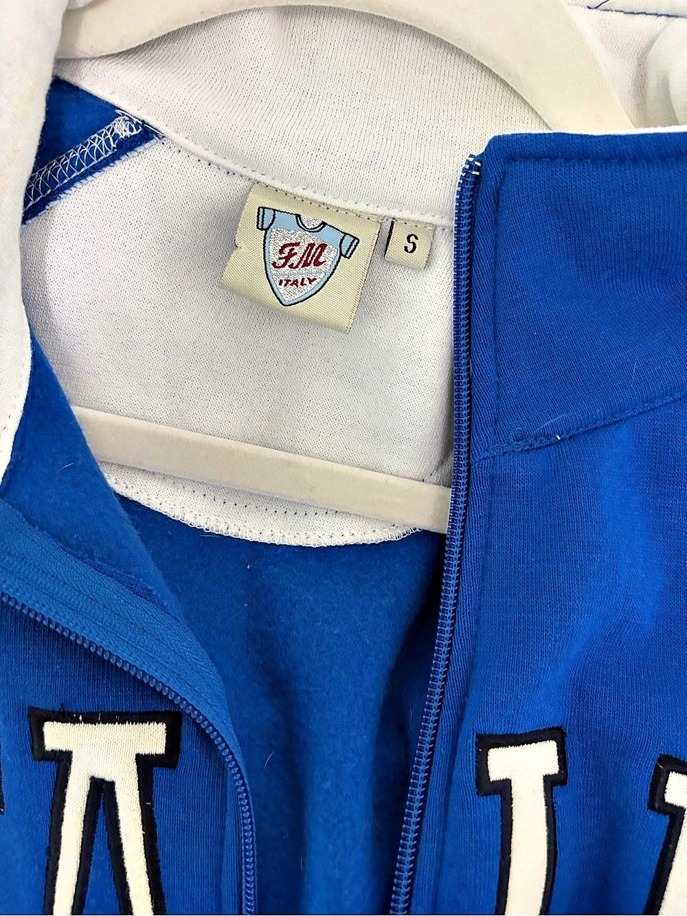 FM Italy Color Block Track Jacket Size Small - Picture 4 of 4